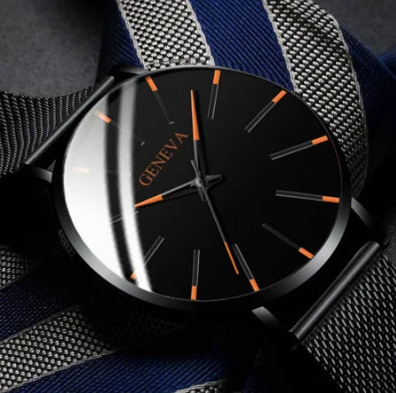 Ultra-Thin Business Watch - Minimalist Professional Timepiece