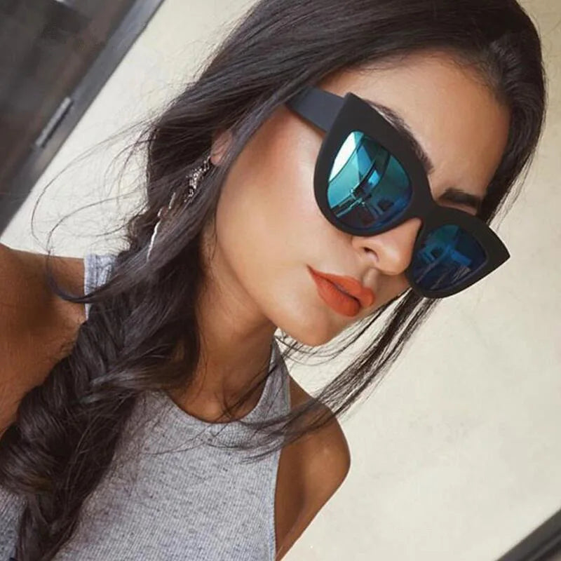 Stylish Retro Cat Eye Sunglasses - Premium UV400 Fashion Eyewear
