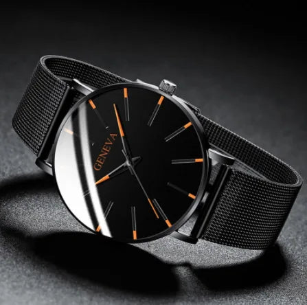 Ultra-Thin Business Watch - Minimalist Professional Timepiece