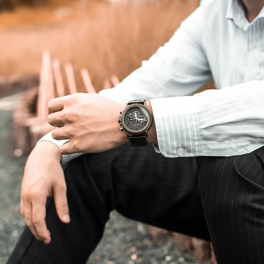 Luxury Wooden Watch - Premium Wood and Stainless Steel Timepiece