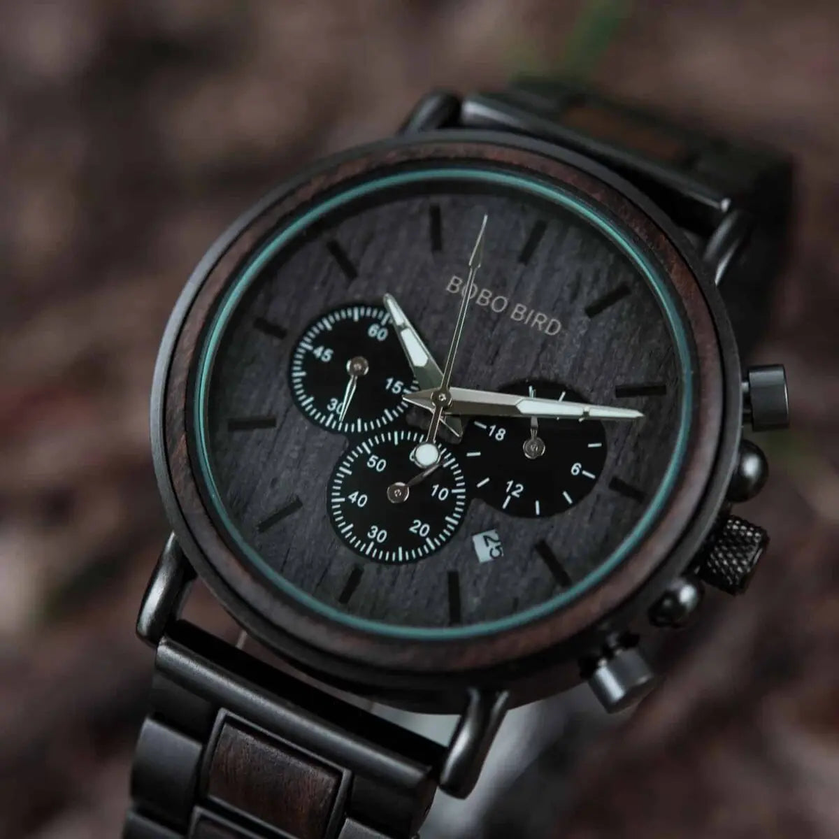Luxury Wooden Watch - Premium Wood and Stainless Steel Timepiece