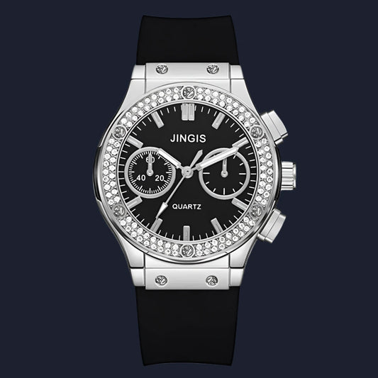 Elegant Creative Wrist Watch - Fashion Casual Silicone Timepiece