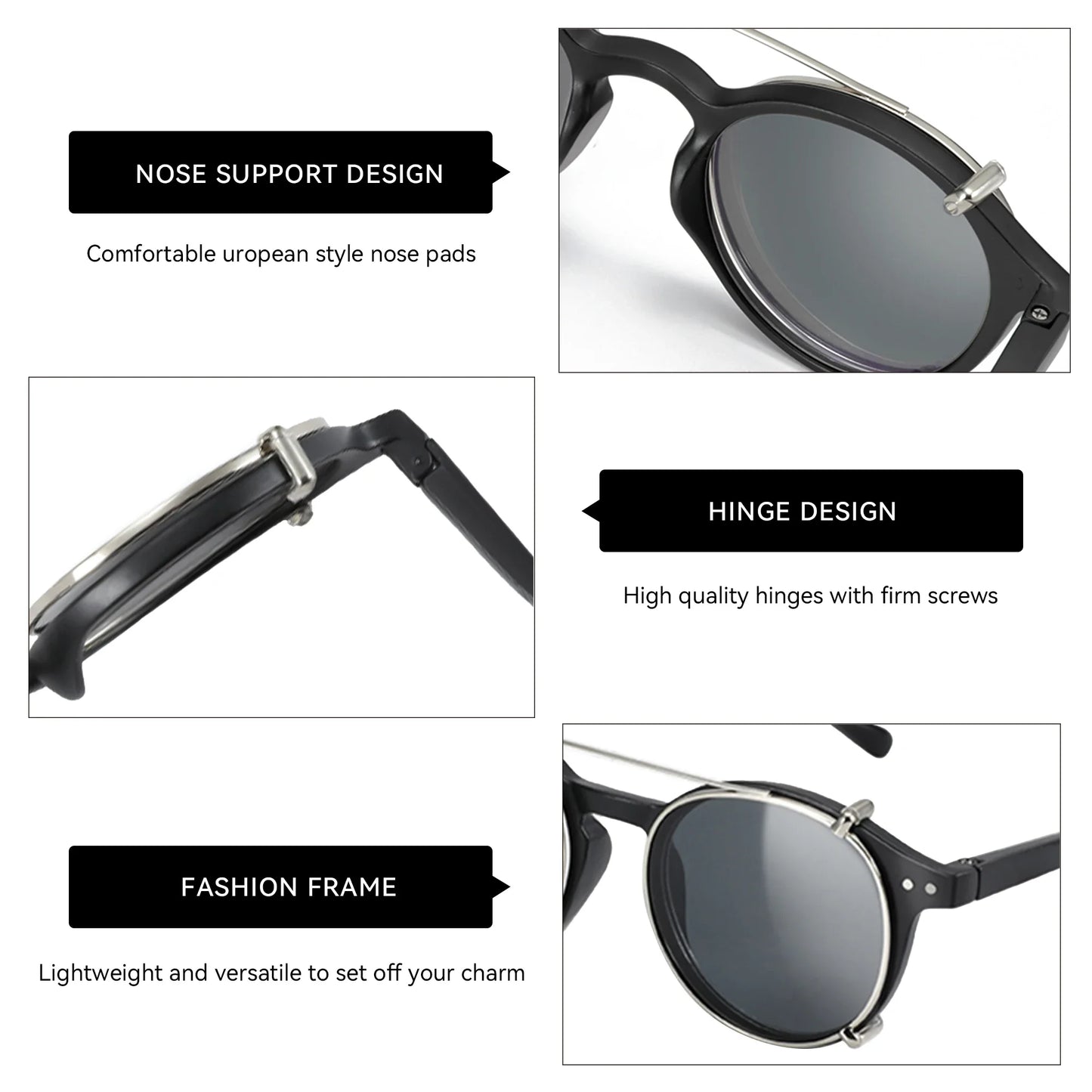 Classic Retro Rivet Polarized Sunglasses - Premium Scratch-Resistant Eyewear