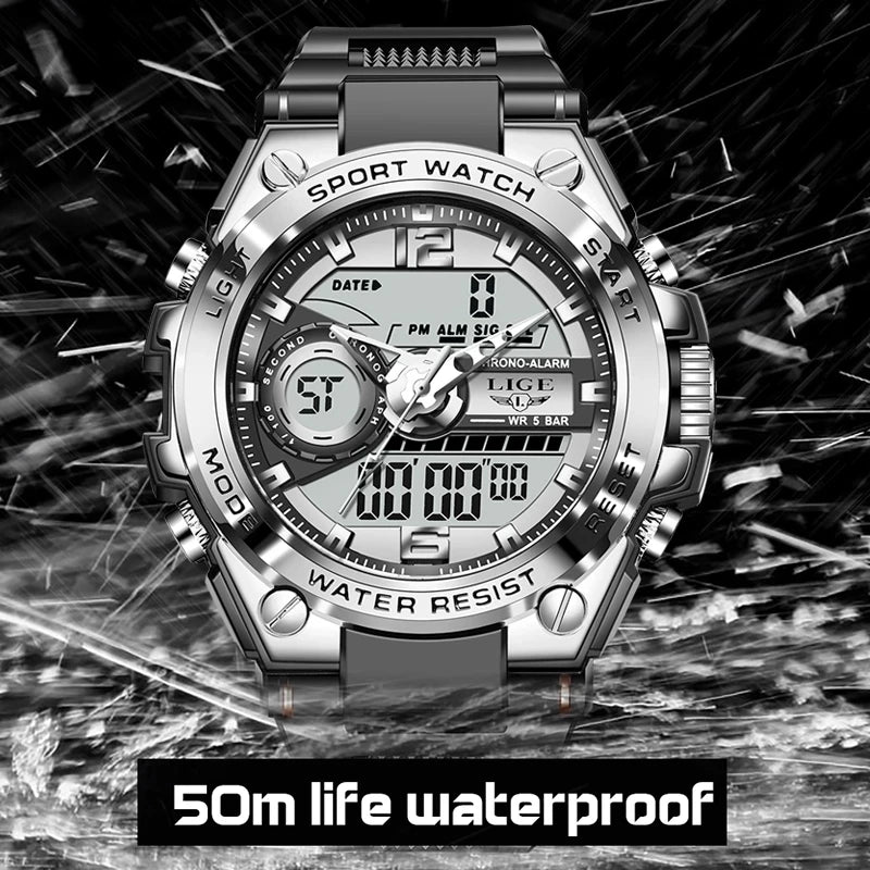 Military 50M Waterproof Quartz Watch - Extreme Conditions Timepiece