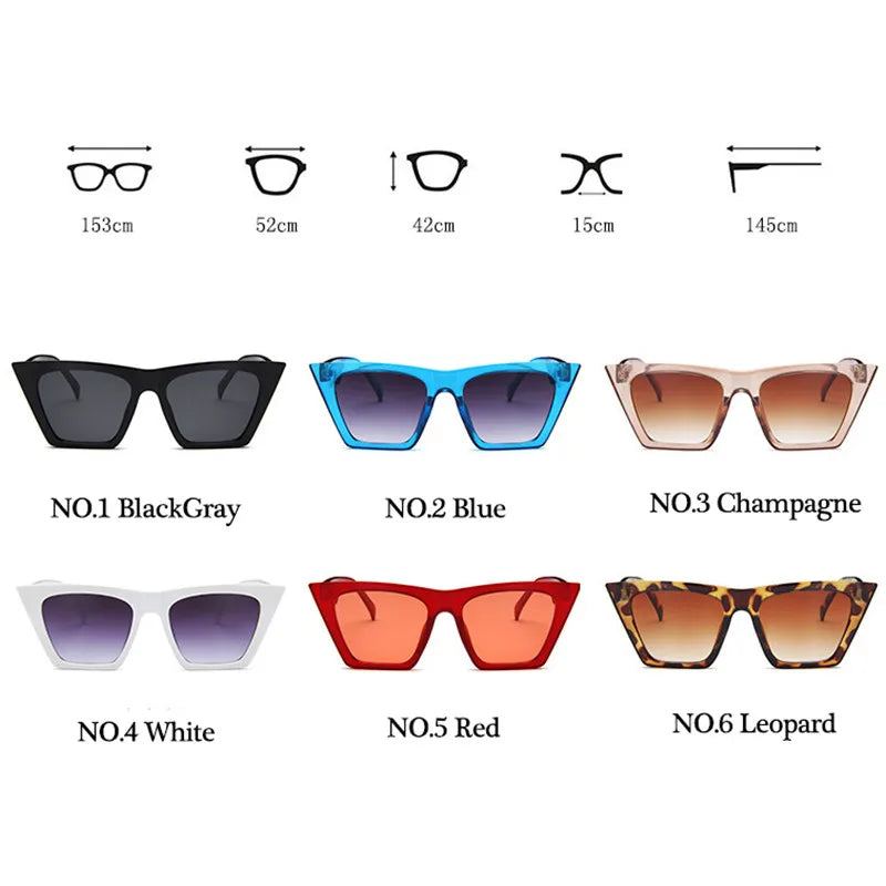 Cute Candy Color Lens Sunglasses - Fashion UV400 Certified Eyewear