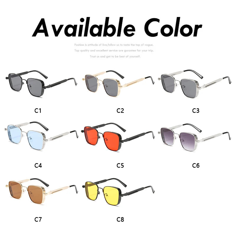 Trendy Square Sunglasses - Bold Modern Design for Men