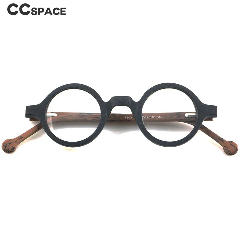 Vintage Round Acetate Optical Glasses - Classic Eyewear Frames