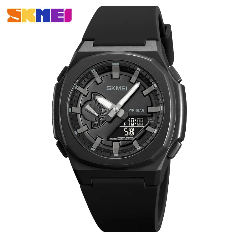Chrono Waterproof Digital Watch - Multifunctional Sports Timepiece