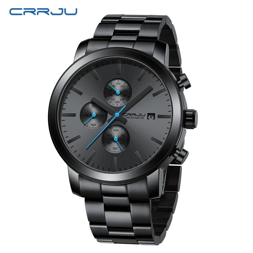 Fashionable Business Style Watch - 30M Waterproof Stainless Steel Timepiece
