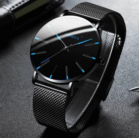 Ultra-Thin Business Watch - Minimalist Professional Timepiece